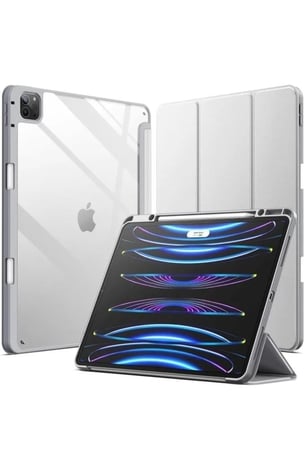 قلم ايباد ذكي يدعم راحة اليد  +  كفر ايباد شفاف حسب الاختيار