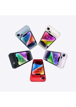 ابل - ايفون 14، الجيل الخامس،  128 جيجا. الوان متعددة, ضمان حاسبات العرب