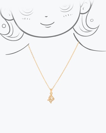 طقم مجوهرات بنات مزين بالزركون ولمعة الألماس