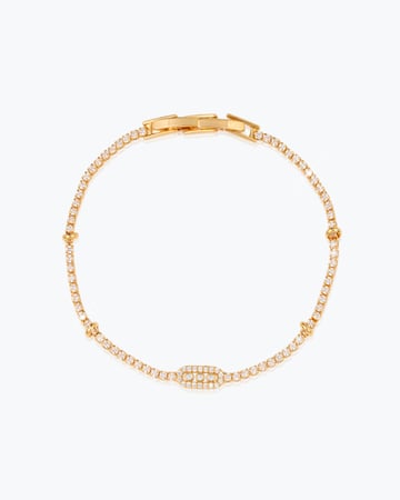 تطقيمات ذهبية جاهزة من 6 قطع مرصعة بالزركون