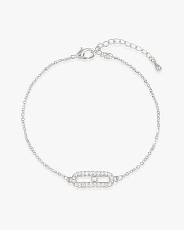 اسوارة نسائية بتصميم عالمي فضي