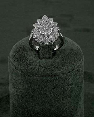 طقم مجوهرات مرصع بالزركون من 5 قطع راقية