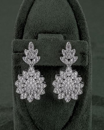 طقم مجوهرات مرصع بالزركون من 5 قطع راقية