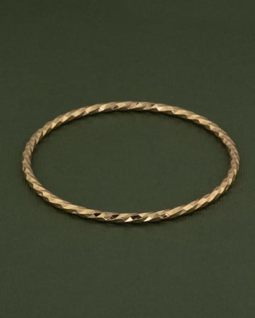 بناجر نسائية مبرومة ببريق الذهب مقاسات متعددة - 2 حبة