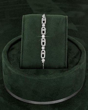 طقم زركون ناعم من خاتون® بلمعة الألماس