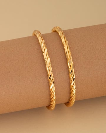 بناجر اطفال لون ذهبي ثابت - حبتين