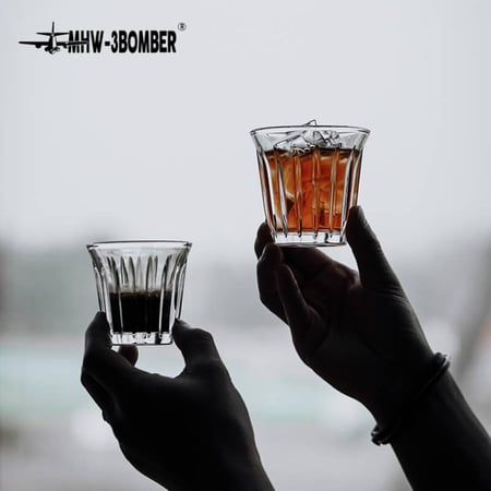 كوب قهوة زجاجي mhw-3Bomber