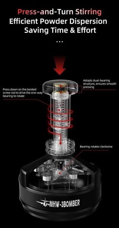 مفكك تكتلات MHW 3Bomber YU Cyclone