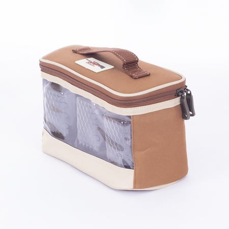 شنطة علب بهارات 3 علب قماش بوليستر رملي