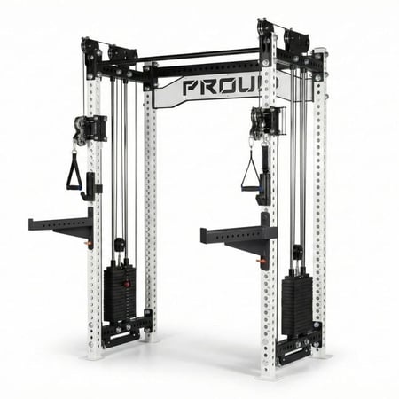 Power Rack + Squat support + cable High quality