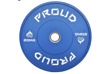Colour rubber bumper plates - Pair