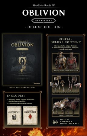 ذا إيلدر سكرولز اوبليفين  -Elder Scrolls IV: Oblivion Remastered - Deluxe