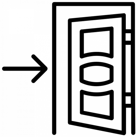 تركيب إطار باب خشب