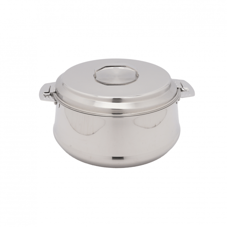 حافظة طعام مصنوعة من الستانلس ستيل - أفراح هندي سادة -   ( 5 لتر )