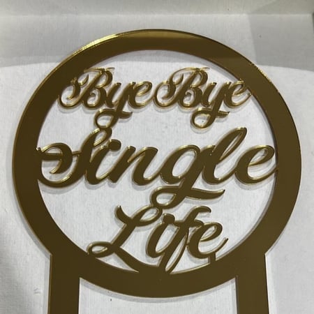 تغريسة Bye Bye Single Life