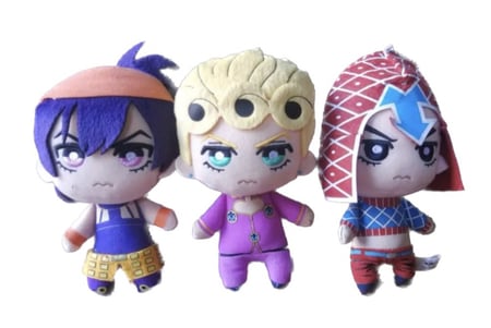 Jjba جورنو+ميستا+ناراتشا دمية محشوة