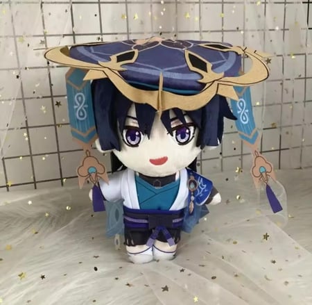 ‏دمية محشورة لطيفه سكاراموش قنشن امباكت | ‏ ‏scaramouche ‏plush ‏genshin Impact
