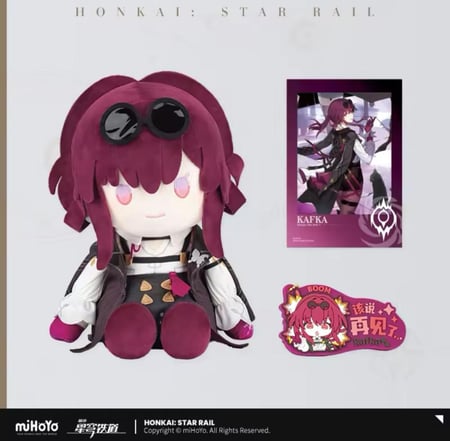 Honkai star rail Kafka  [original] plushie | دمية لطيفة هونكاي ستار ريل كافكا  [ أصلي ]