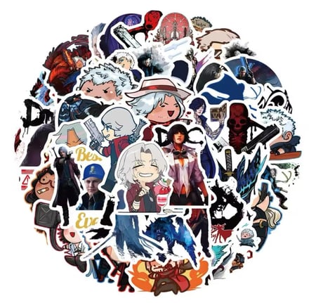 Devil may cry stickers | ستيكرات لعبة ديفل ماي كراي