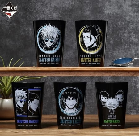 مجموعة أكواب جوجوتسو كايسن - jujutsu kaisen cups