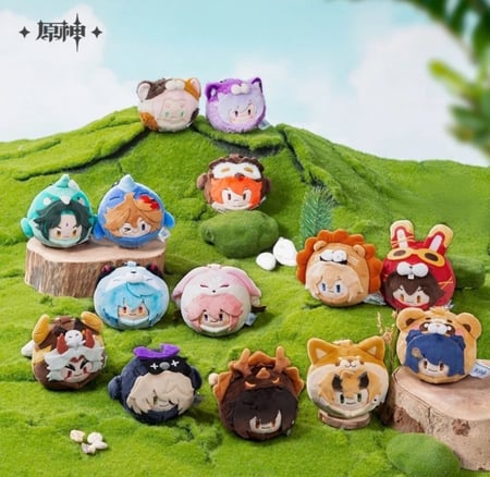 Genshin impact diluc plushie | قنشن امباكت دمية لطيفة ديلوك