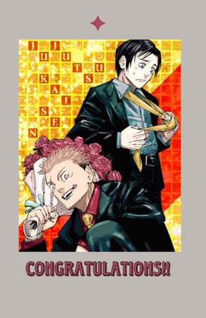 بطاقة تهنئة التخرج