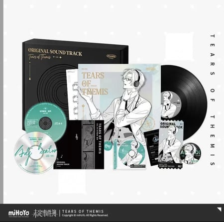 Tears Of Themis Original MiHoYo Vilhelm Sound Track Vinyl OST box | مجموعة بوكس ميهويو اوست ميوزك الاصلي