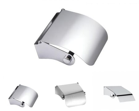 حامل وراقة مناديل ستيل - تفاصيل لمواد البناء