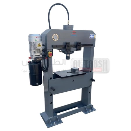 SP-30M ELECTRICAL ONLY H-TYPE HYDRAULIC PRESS with MOVABLE HEAD مكبس هيدرولك كهرباء فقط / ثقيل / راس متحرك 30 طن