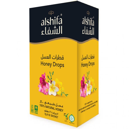 قطرات العسل الشفاء للعسل 12 مغلف