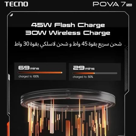 TECNO - بوفا 7 ، 5 جي 256 جيجا 8جيجا - متعدد الألوان