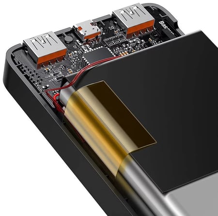 بطارية محمولة سعة 30000 تدعم الشحن السريع 20 واط - أسود - Baseus