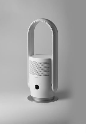 جهاز تعقيم وتنقية الهواء الترا اير تقنية الأشعة فوق البنفسجية - ابيض - MOMAX