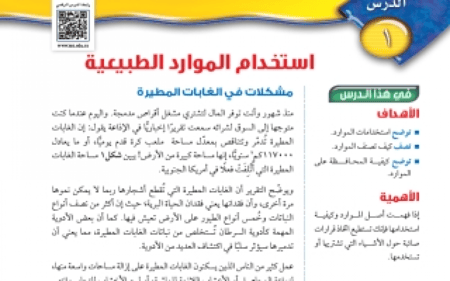 بوربوينت استخدام الموارد الطبيعية 1م ف3