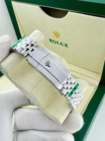 ساعة رولكس ديت جست رجالي اطار ناعم