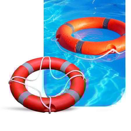 طوق نجاة بلاستيك