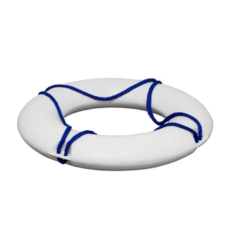 طوق نجاة بلاستيك