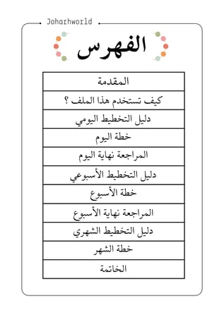 خريطة التخطيط PDF