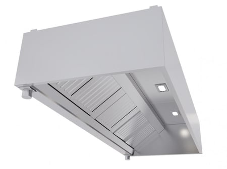هود جدراي نظام واحد ستانلس ستيل 304 | تهوية قوية وتصميم مخصص للمطابخ العصرية