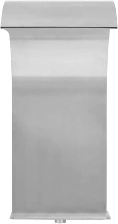 مصب شلال كوبرا منحني ستانلس ستيل 304 – تصميم أنيق للمسابح والشلالات