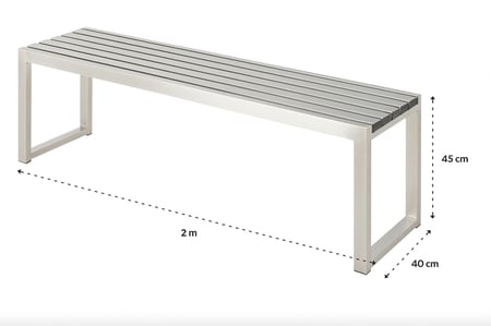 مقعد ستانلس ستيل متعدد الاستخدامات – قوي، مرن، ومتين