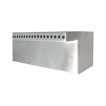 مصب شلال ستيل جداري - مغلق