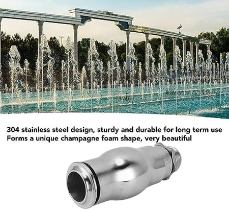 راس نافورة رغوي ستيل واحد بوصه ثقيل