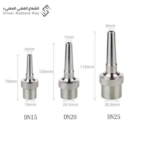 فوهة نافورة احادية من الفولاذ المقاوم للصدأ ss304