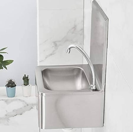 مغسلة استيل 304 ضغط ركبة