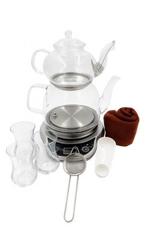 سماور شاي كهربائي لتر