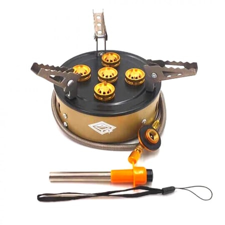 موقد البركان شعلات نحاس