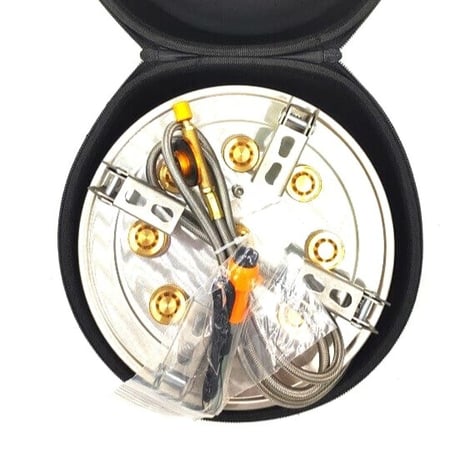 موقد غاز البركان مع حقيبة فاخرة