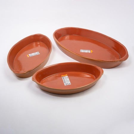 صينية فخار اسباني بيضاوي 31*19*5 سم