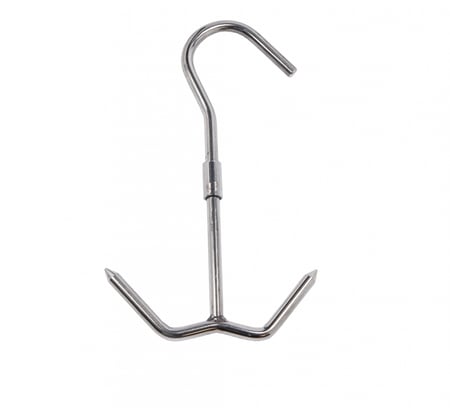 شنكار استيل وجهين  لتعليق اللحم